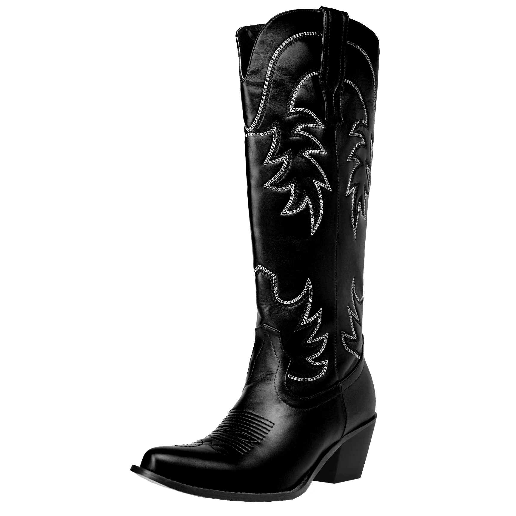 Embroidered Western Cowgirl Knee High Cowboy Boots