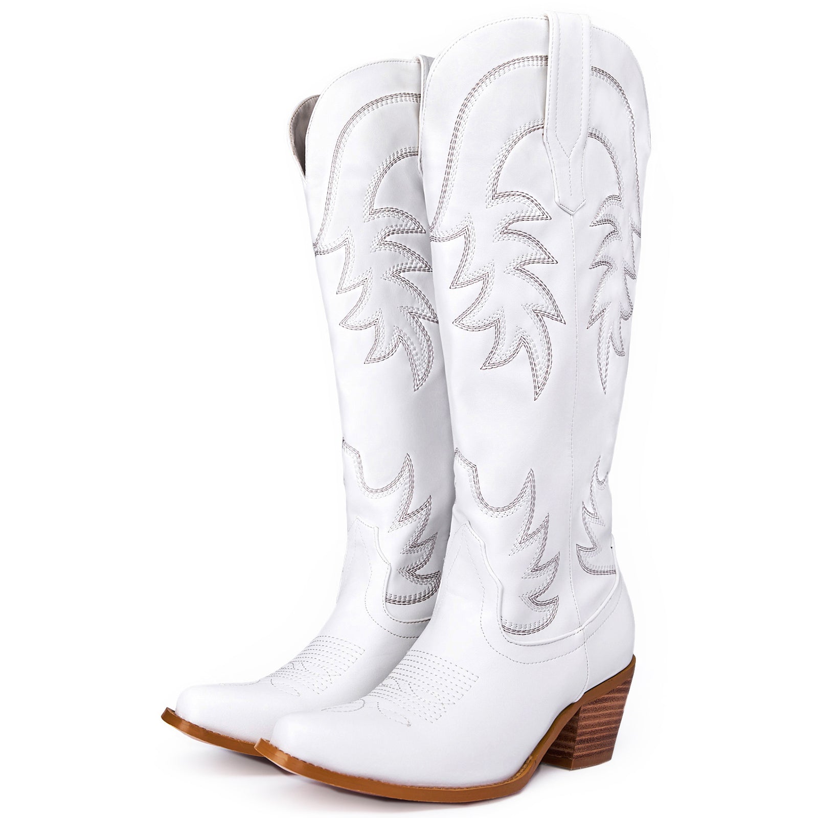 Embroidered Western Cowgirl Knee High Cowboy Boots